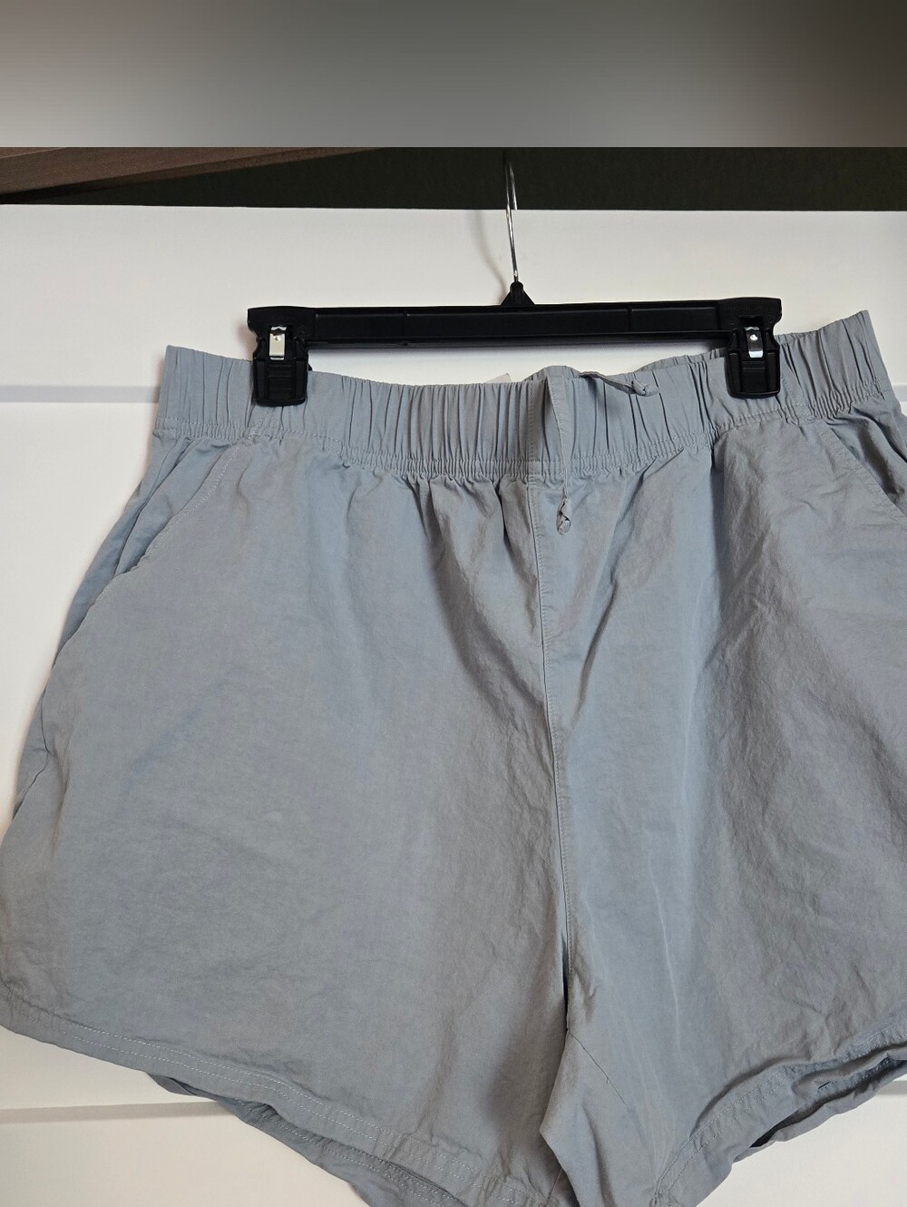 Zyia Light Blue Elastic Waist Shorts